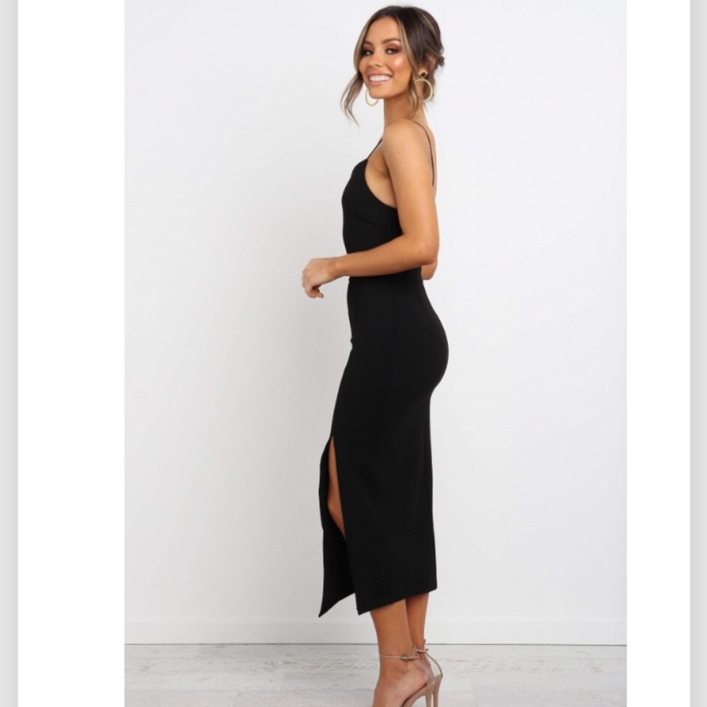 Asymmetrical top midi dress - Picture 6 of 8